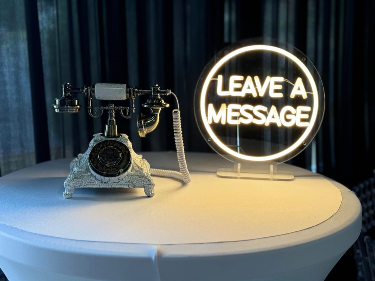 RK360 Audio Guest Book - a vintage telephone for voice messages
