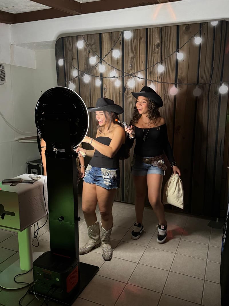 RK360 Selfie Photo Booth at an Atlanta event